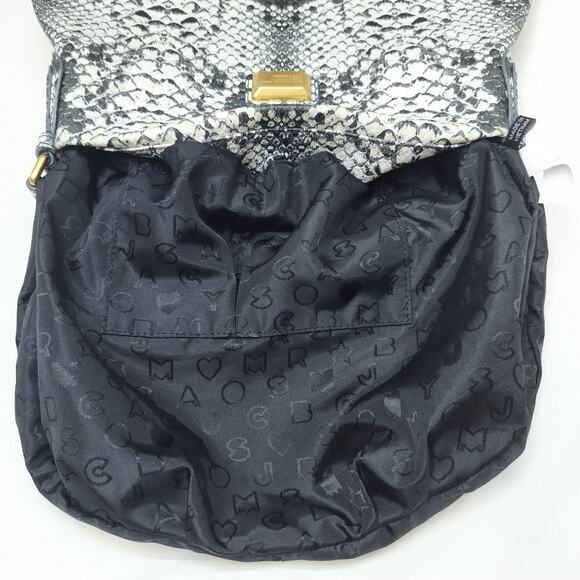 Marc By Marc Jacobs Hillier Snakeskin Embossed Shoulder Bag - Picture 13 of 16